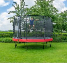 Батут з сіткою Exit Elegant Premium 253 cm red